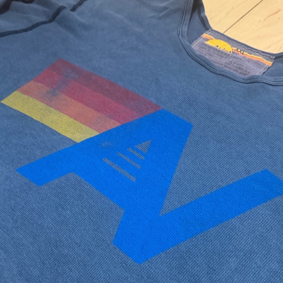 Aviator Nation Logo Long Sleeve charcole thermal XXL (wears like a L) - Picture 2 of 8